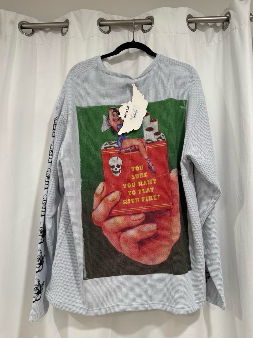 Twin Flame Boys Lie light blue long sleeve